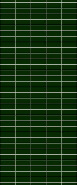 Green Horizontal Block Tile Acrylic Shower Wall Panel 2440mm x 1220mm (3mm Thick) - CladdTech