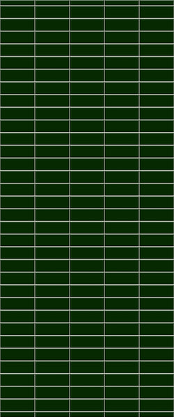 Green Horizontal Block Tile Acrylic Shower Wall Panel 2440mm x 1220mm (3mm Thick) - CladdTech