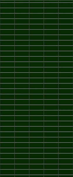 Green Horizontal Block Tile Acrylic Shower Wall Panel 2440mm x 1220mm (3mm Thick) - CladdTech