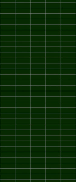 Green Horizontal Block Tile Acrylic Shower Wall Panel 2440mm x 1220mm (3mm Thick) - CladdTech