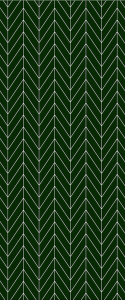 Green Chevron Tile Acrylic Shower Wall Panel 2440mm x 1220mm (3mm Thick) - CladdTech