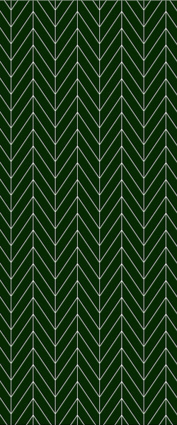 Green Chevron Tile Acrylic Shower Wall Panel 2440mm x 1220mm (3mm Thick) - CladdTech