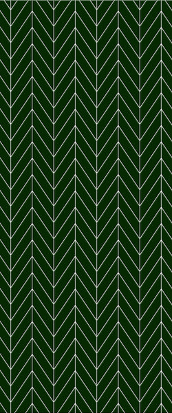 Green Chevron Tile Acrylic Shower Wall Panel 2440mm x 1220mm (3mm Thick) - CladdTech