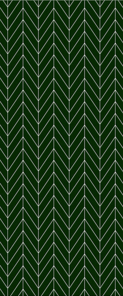 Green Chevron Tile Acrylic Shower Wall Panel 2440mm x 1220mm (3mm Thick) - CladdTech