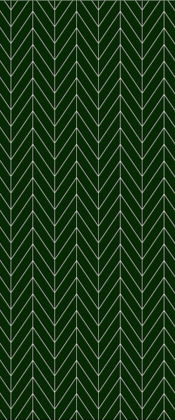 Green Chevron Tile Acrylic Shower Wall Panel 2440mm x 1220mm (3mm Thick) - CladdTech