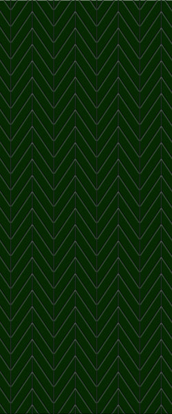 Green Chevron Tile Acrylic Shower Wall Panel 2440mm x 1220mm (3mm Thick) - CladdTech