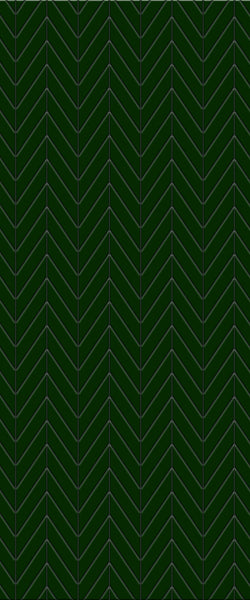 Green Chevron Tile Acrylic Shower Wall Panel 2440mm x 1220mm (3mm Thick) - CladdTech