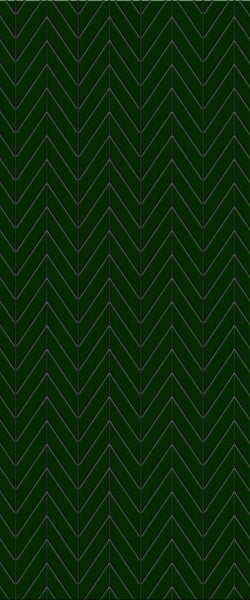 Green Chevron Tile Acrylic Shower Wall Panel 2440mm x 1220mm (3mm Thick) - CladdTech