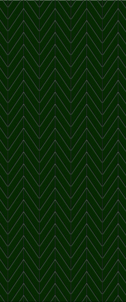 Green Chevron Tile Acrylic Shower Wall Panel 2440mm x 1220mm (3mm Thick) - CladdTech