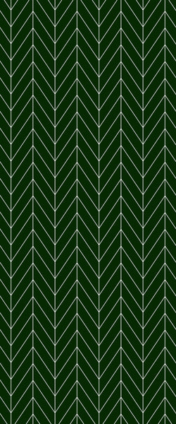 Green Chevron Tile Acrylic Shower Wall Panel 2440mm x 1220mm (3mm Thick) - CladdTech