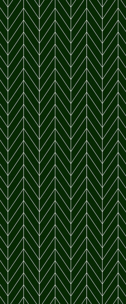 Green Chevron Tile Acrylic Shower Wall Panel 2440mm x 1220mm (3mm Thick) - CladdTech