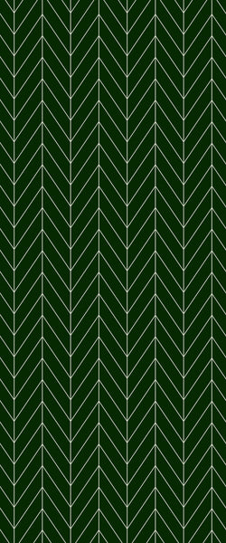 Green Chevron Tile Acrylic Shower Wall Panel 2440mm x 1220mm (3mm Thick) - CladdTech