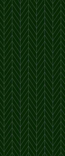 Green Chevron Tile Acrylic Shower Wall Panel 2440mm x 1220mm (3mm Thick) - CladdTech