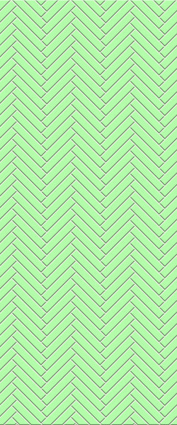 Green Double Herringbone Tile Acrylic Shower Wall Panel 2440mm x 1220mm (3mm Thick)