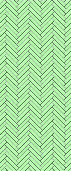 Sample of Green Double Herringbone Tile Acrylic Shower Wall Panel 2440mm x 1220mm
