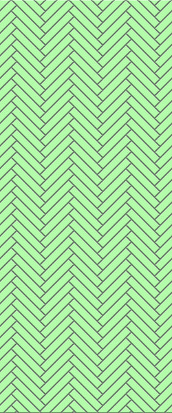 Green Double Herringbone Tile Acrylic Shower Wall Panel 2440mm x 1220mm (3mm Thick)