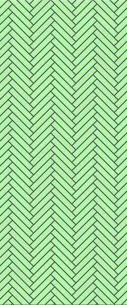 Sample of Green Double Herringbone Tile Acrylic Shower Wall Panel 2440mm x 1220mm