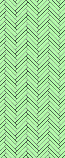 Green Double Herringbone Tile Acrylic Shower Wall Panel 2440mm x 1220mm (3mm Thick)