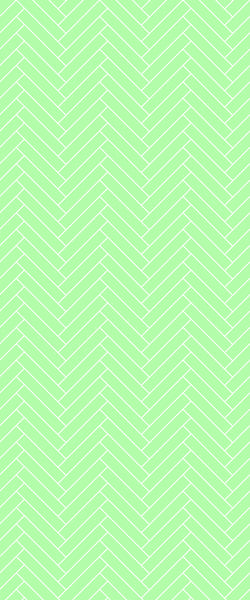 Green Double Herringbone Tile Acrylic Shower Wall Panel 2440mm x 1220mm (3mm Thick)