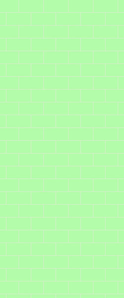 Green Subway Tile Acrylic Shower Wall Panel 2440mm x 1220mm - CladdTech