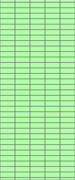 Green Horizontal Block Tile Acrylic Shower Wall Panel 2440mm x 1220mm (3mm Thick) - CladdTech