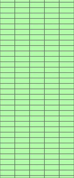 Green Horizontal Block Tile Acrylic Shower Wall Panel 2440mm x 1220mm (3mm Thick) - CladdTech