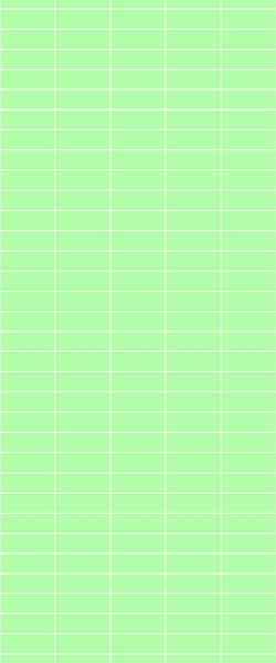 Green Horizontal Block Tile Acrylic Shower Wall Panel 2440mm x 1220mm (3mm Thick) - CladdTech