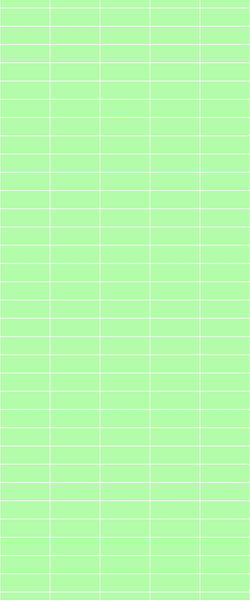 Green Horizontal Block Tile Acrylic Shower Wall Panel 2440mm x 1220mm (3mm Thick) - CladdTech