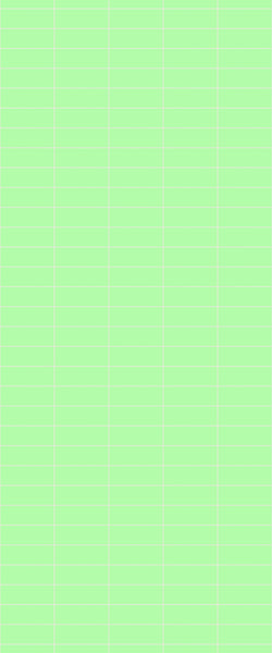 Green Horizontal Block Tile Acrylic Shower Wall Panel 2440mm x 1220mm (3mm Thick) - CladdTech