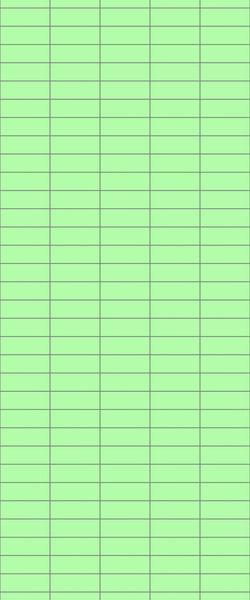 Green Horizontal Block Tile Acrylic Shower Wall Panel 2440mm x 1220mm (3mm Thick) - CladdTech