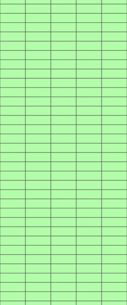 Green Horizontal Block Tile Acrylic Shower Wall Panel 2440mm x 1220mm (3mm Thick) - CladdTech