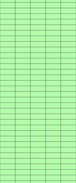 Green Horizontal Block Tile Acrylic Shower Wall Panel 2440mm x 1220mm (3mm Thick) - CladdTech