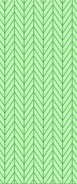 Green Chevron Tile Acrylic Shower Wall Panel 2440mm x 1220mm (3mm Thick) - CladdTech