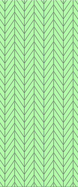 Green Chevron Tile Acrylic Shower Wall Panel 2440mm x 1220mm (3mm Thick) - CladdTech