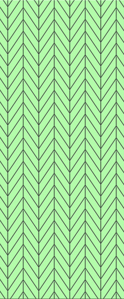 Green Chevron Tile Acrylic Shower Wall Panel 2440mm x 1220mm (3mm Thick) - CladdTech