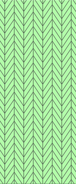 Green Chevron Tile Acrylic Shower Wall Panel 2440mm x 1220mm (3mm Thick) - CladdTech