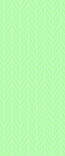 Green Chevron Tile Acrylic Shower Wall Panel 2440mm x 1220mm (3mm Thick) - CladdTech