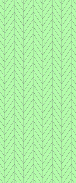 Green Chevron Tile Acrylic Shower Wall Panel 2440mm x 1220mm (3mm Thick) - CladdTech