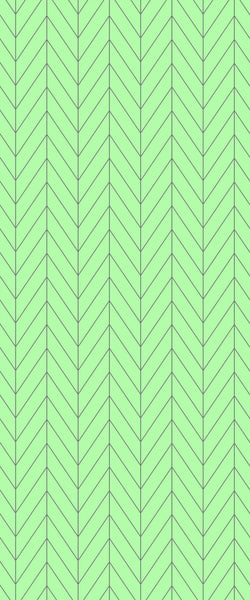 Green Chevron Tile Acrylic Shower Wall Panel 2440mm x 1220mm (3mm Thick) - CladdTech