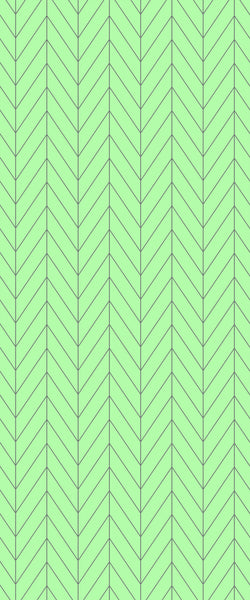 Green Chevron Tile Acrylic Shower Wall Panel 2440mm x 1220mm (3mm Thick) - CladdTech