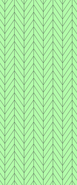 Green Chevron Tile Acrylic Shower Wall Panel 2440mm x 1220mm (3mm Thick) - CladdTech