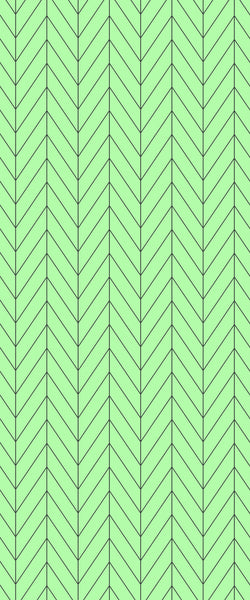 Green Chevron Tile Acrylic Shower Wall Panel 2440mm x 1220mm (3mm Thick) - CladdTech