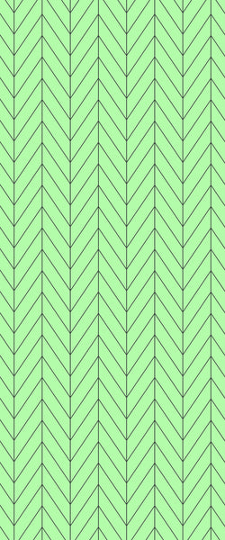 Green Chevron Tile Acrylic Shower Wall Panel 2440mm x 1220mm (3mm Thick) - CladdTech