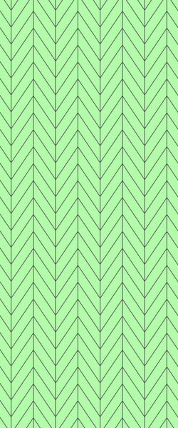 Green Chevron Tile Acrylic Shower Wall Panel 2440mm x 1220mm (3mm Thick) - CladdTech