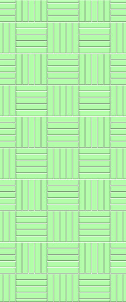 Green Mosaic Tile Acrylic Shower Wall Panel 2440mm x 1220mm (3mm Thick) - CladdTech