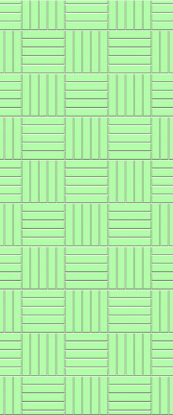 Green Mosaic Tile Acrylic Shower Wall Panel 2440mm x 1220mm (3mm Thick) - CladdTech