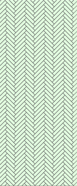 Green Single Herringbone Tile Acrylic Shower Wall Panel 2440mm x 1220mm (3mm Thick) - CladdTech