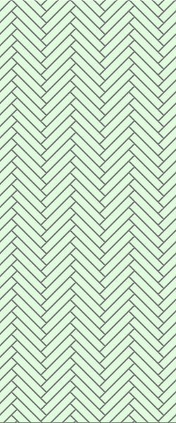 Green Double Herringbone Tile Acrylic Shower Wall Panel 2440mm x 1220mm (3mm Thick)
