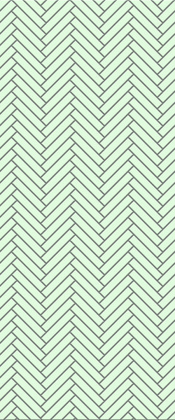 Sample of Green Double Herringbone Tile Acrylic Shower Wall Panel 2440mm x 1220mm