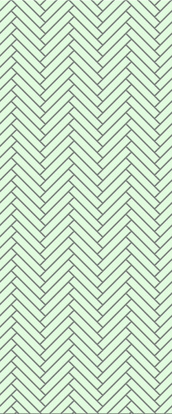 Green Double Herringbone Tile Acrylic Shower Wall Panel 2440mm x 1220mm (3mm Thick)